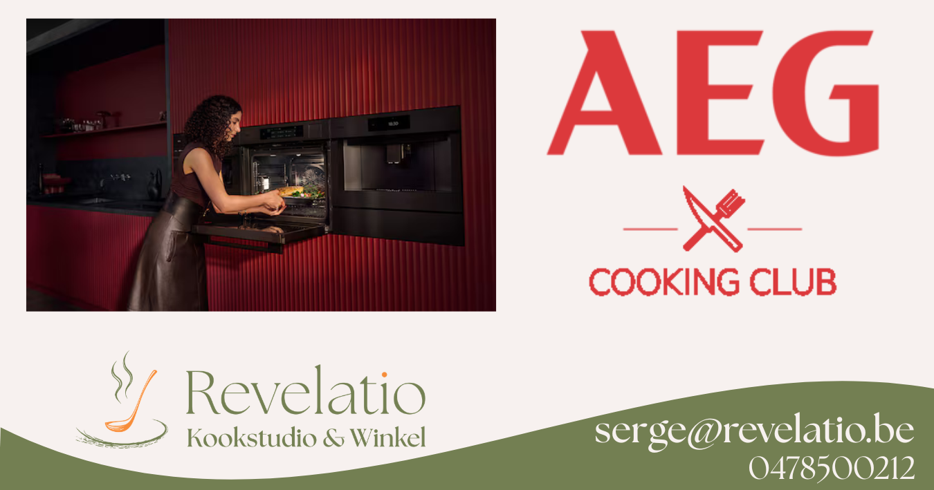 AEG Cooking Club — via website AEG inschrijven