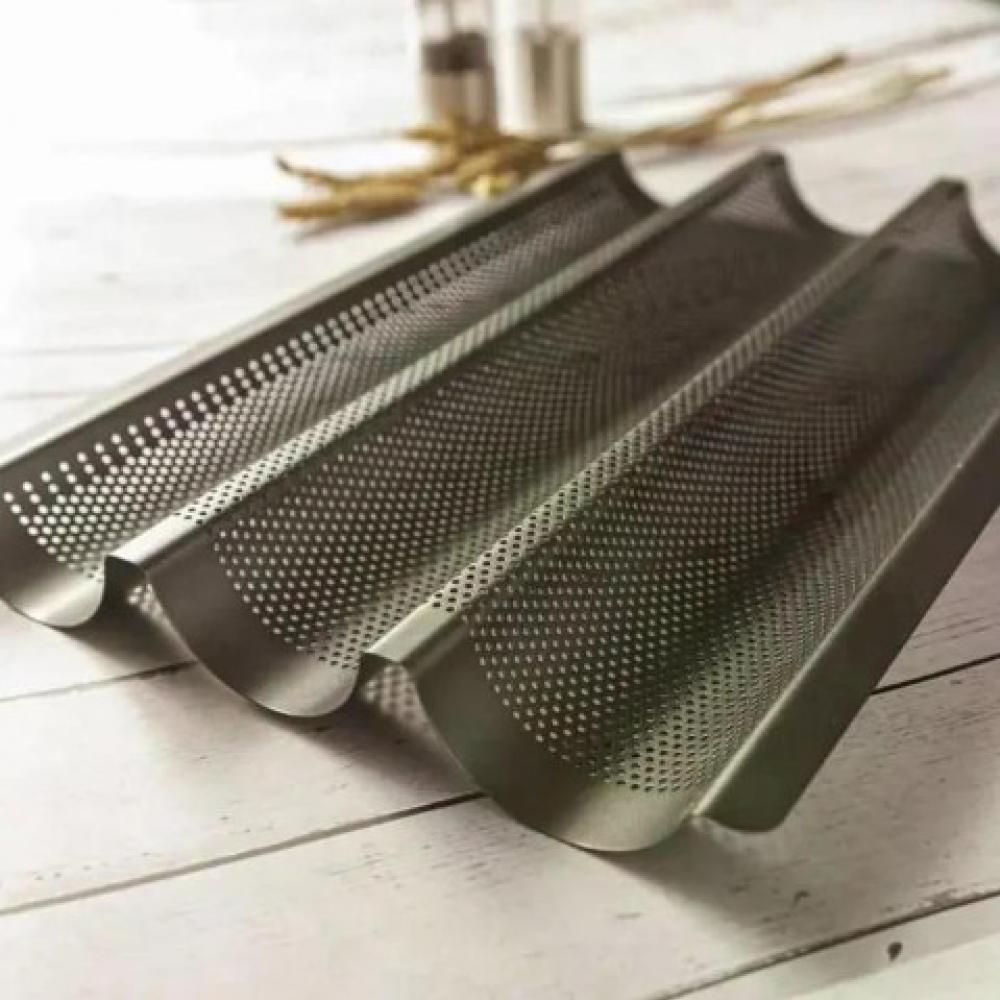 Bakblik 3 stokbroodjes anti-kleef