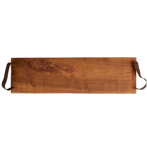Tapa plank 69*20 Teak - leder2 leder handvat