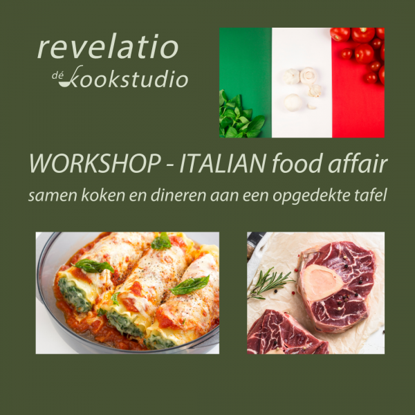 ITALIAN Food Affair - kookworkshop